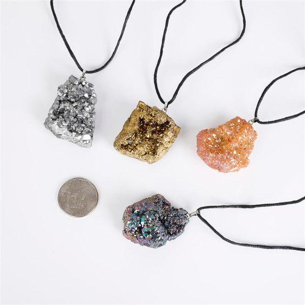1pcs natural quartz geode crystal necklace pendant irregular women jewelry necklace stone, Silver
1pcs natural quartz geode crystal necklace pendant irregular women jewelry necklace stone, Silver