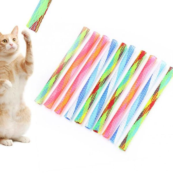10pcs cat interactive toy stick y folding spring shape multi-color cat bouncing toy good elasticity pet playing
10pcs cat interactive toy stick y folding spring shape multi-color cat bouncing toy good elasticity pet playing