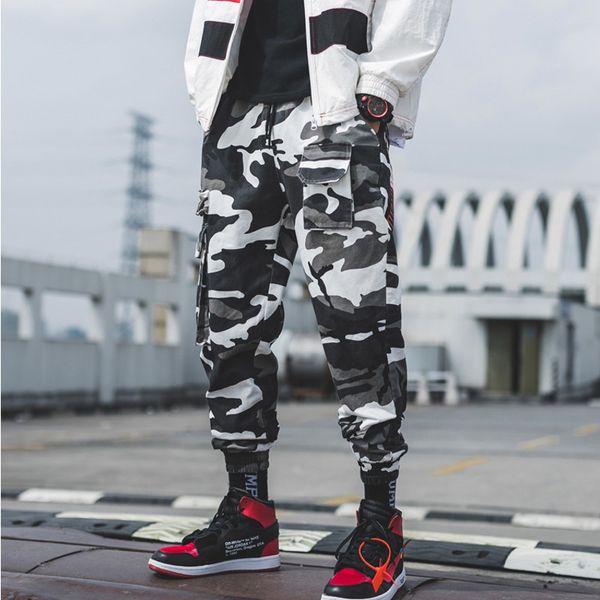 new men's camouflage cargo pants cotton side multi-pocket hip hop casual pants men 2020 fashion mens streetwear joggers, Black
new men's camouflage cargo pants cotton side multi-pocket hip hop casual pants men 2020 fashion mens streetwear joggers, Black