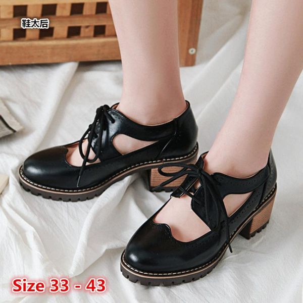 office pumps square high heels woman casual high heel shoes leather women shoes small big size 33 - 43, Black
office pumps square high heels woman casual high heel shoes leather women shoes small big size 33 - 43, Black