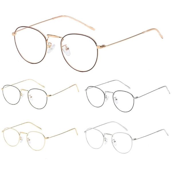 women/men oval plain mirror spectacle metal frame fashion casual eyeglasses clear lens retro eyewear optical, Black
women/men oval plain mirror spectacle metal frame fashion casual eyeglasses clear lens retro eyewear optical, Black