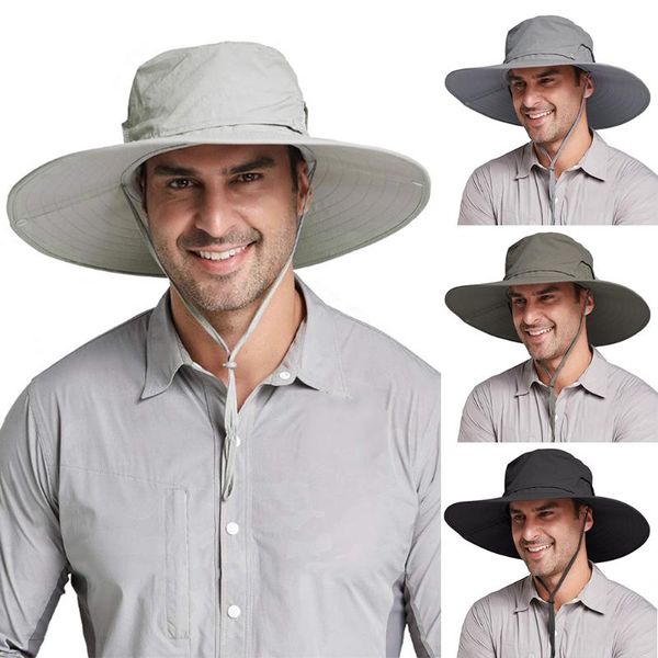 men solid color bucket fishing hats big wide brim breathable outdoor fisherman sun visor uv protection caps gorras casquette#38, Blue;gray
men solid color bucket fishing hats big wide brim breathable outdoor fisherman sun visor uv protection caps gorras casquette#38, Blue;gray
