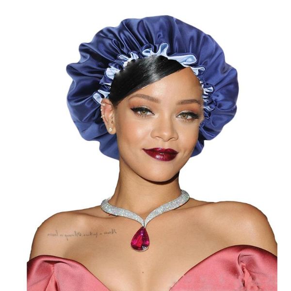 solid color home cap night sleep caps double layer satin silky hair bonnet with elastic rope adjustable buckle tb-133, Blue;gray
solid color home cap night sleep caps double layer satin silky hair bonnet with elastic rope adjustable buckle tb-133, Blue;gray