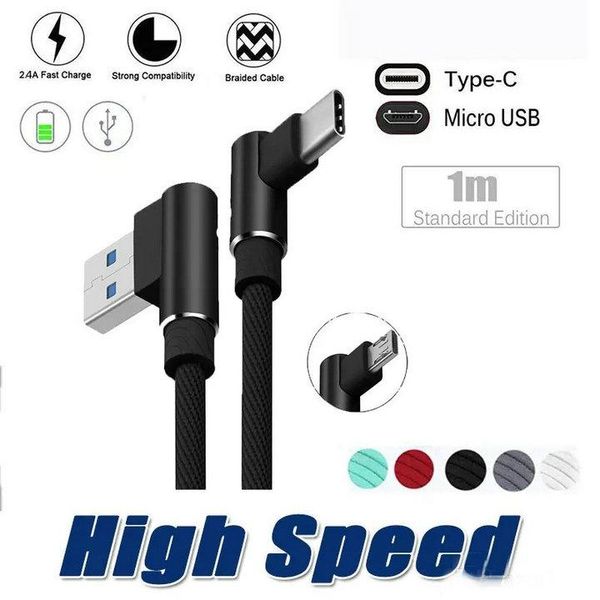 cgjxs90 degree micro usb cable 1m 2m 3m 2a fast charger cords braided type c data line for samsung s9 s8 s7 note8 smartphone android phones
cgjxs90 degree micro usb cable 1m 2m 3m 2a fast charger cords braided type c data line for samsung s9 s8 s7 note8 smartphone android phones