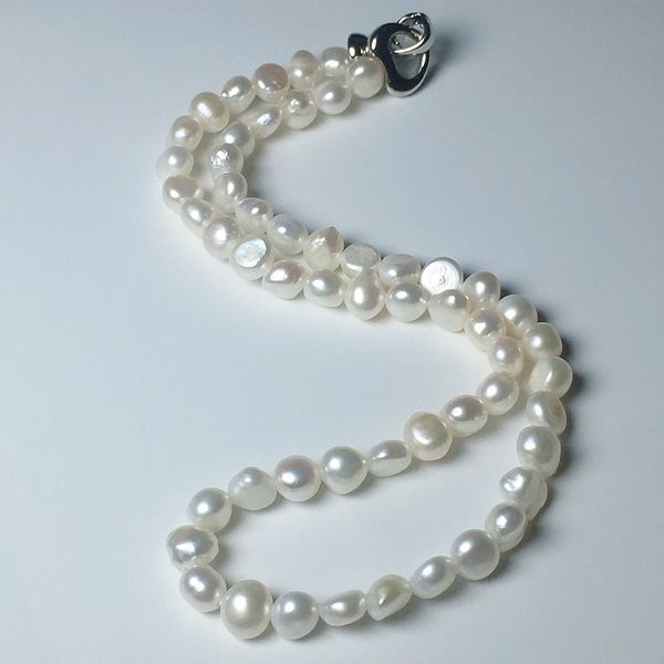 natural baroque pearl necklaces 7-8mm real freshwater pearl choker necklace for women simple style handmade diy jewelry, Silver
natural baroque pearl necklaces 7-8mm real freshwater pearl choker necklace for women simple style handmade diy jewelry, Silver