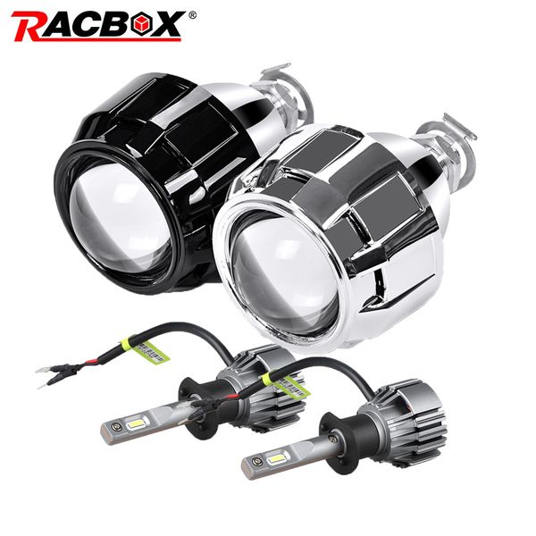 racbox 2pcs 2.5 inch mini bi xenon hid projector lens silver black shroud with h1 led bulb retrofit h4 h7 car headlight assembly
racbox 2pcs 2.5 inch mini bi xenon hid projector lens silver black shroud with h1 led bulb retrofit h4 h7 car headlight assembly