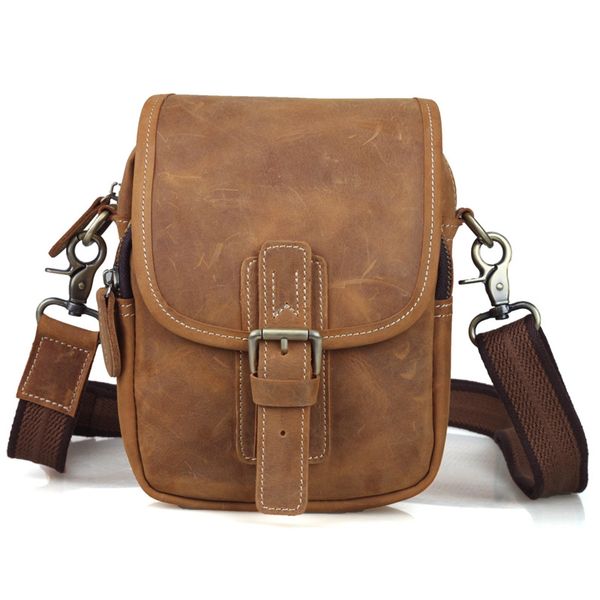 tiding small vintage leather messenger bag waist fanny pack cross body bag purse for men women 3006
tiding small vintage leather messenger bag waist fanny pack cross body bag purse for men women 3006