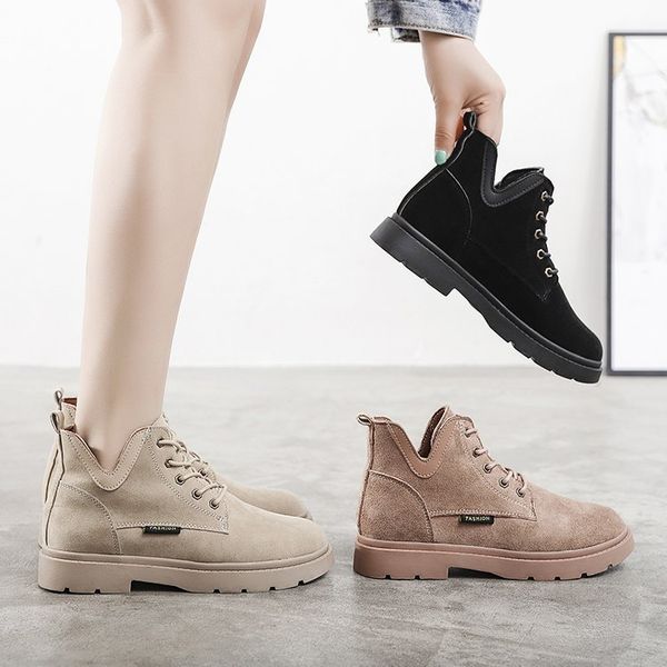 boots 2021 british style thick heel women autumn winter low heels ankle suede lace-up casual motorcycle woman, Black
boots 2021 british style thick heel women autumn winter low heels ankle suede lace-up casual motorcycle woman, Black