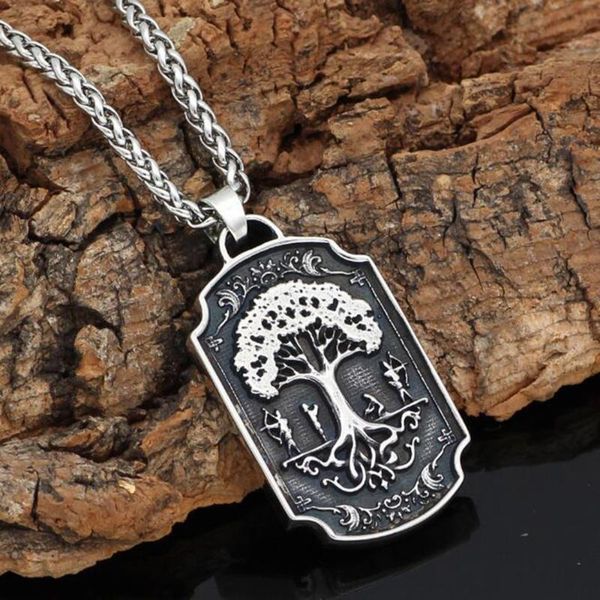 stainless steel vintage viking tree of life dog tag necklace viking warrior horse pendant necklaces jewelry gift for him, Silver
stainless steel vintage viking tree of life dog tag necklace viking warrior horse pendant necklaces jewelry gift for him, Silver