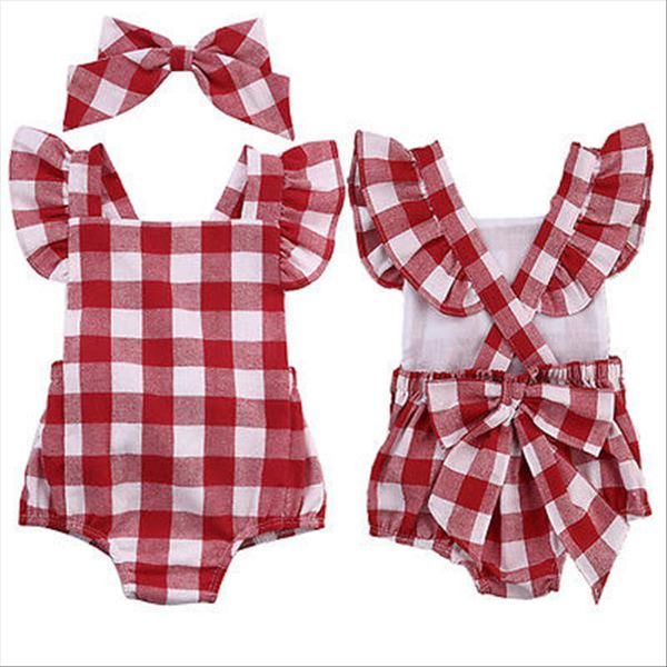 fashion summer plaid red checkerboard newborn romper baby girl body suit sleeveless ruffle jumpsuit 0 18m, Blue
fashion summer plaid red checkerboard newborn romper baby girl body suit sleeveless ruffle jumpsuit 0 18m, Blue