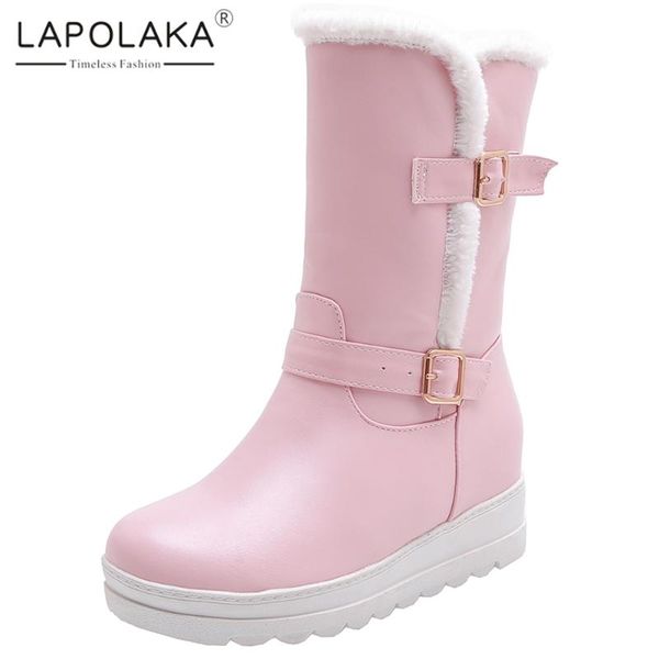 boots lapolaka fashion large size 30-42 warm winter women shoes woman slip on comfortable, Black
boots lapolaka fashion large size 30-42 warm winter women shoes woman slip on comfortable, Black