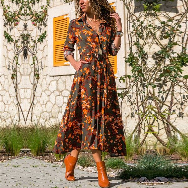 casual dresses 7 colors printed floral dress women bandage long sleeve chiffon summer tunic boho beach vestidos s-xxxl, Black;gray
casual dresses 7 colors printed floral dress women bandage long sleeve chiffon summer tunic boho beach vestidos s-xxxl, Black;gray