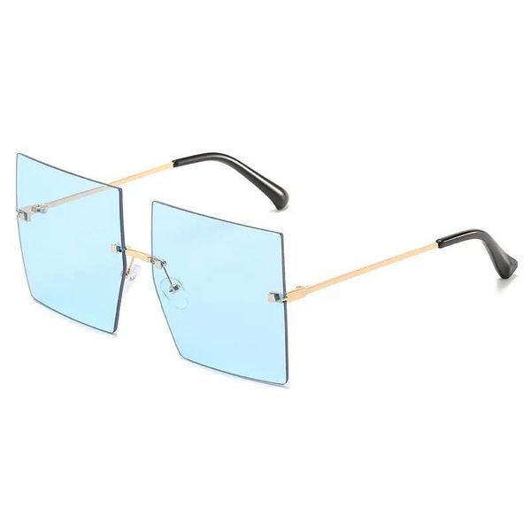 2020 new fashion men and women oversize sunglasses rimless metal legs with colors big square lenses cool eyewear wholesale, White;black
2020 new fashion men and women oversize sunglasses rimless metal legs with colors big square lenses cool eyewear wholesale, White;black