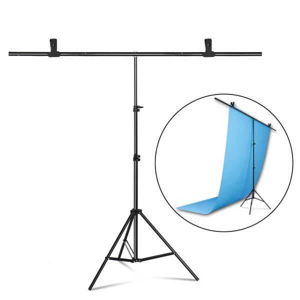 pgraphy t-shaped background backdrop stand support system for p studio pvc backdrops multiple sizes + carry bag
pgraphy t-shaped background backdrop stand support system for p studio pvc backdrops multiple sizes + carry bag