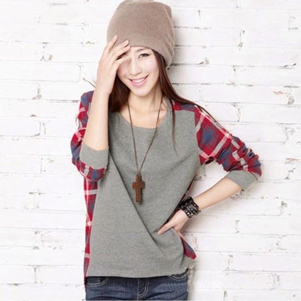 women's t-shirt casual sweatshirt style women's autumn long sleeve suit shirt woman short hoodies pullover, White
women's t-shirt casual sweatshirt style women's autumn long sleeve suit shirt woman short hoodies pullover, White