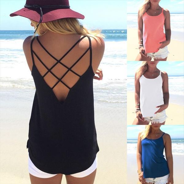 2020 summer backless hollow out camisole new fashion fitness sleeveless casual beach night party streetwear, White
2020 summer backless hollow out camisole new fashion fitness sleeveless casual beach night party streetwear, White