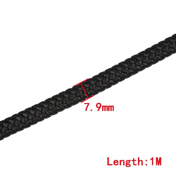 1m 8mm microfiber wide flat braided leather rope black string cord for diy bracelet jewelry craft making findings accessories
1m 8mm microfiber wide flat braided leather rope black string cord for diy bracelet jewelry craft making findings accessories