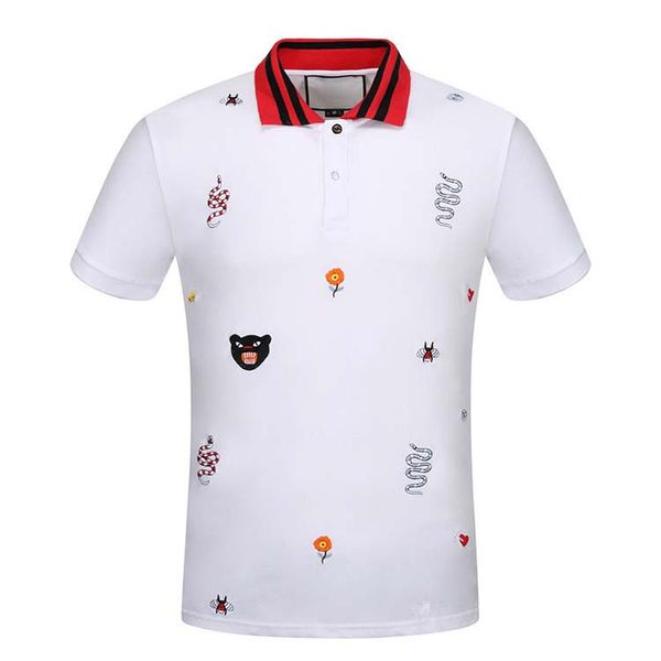 20ss designer stripe polo shirt t shirts snake polos bee floral embroidery mens high street fashion horse polo t-shirt, White;black
20ss designer stripe polo shirt t shirts snake polos bee floral embroidery mens high street fashion horse polo t-shirt, White;black