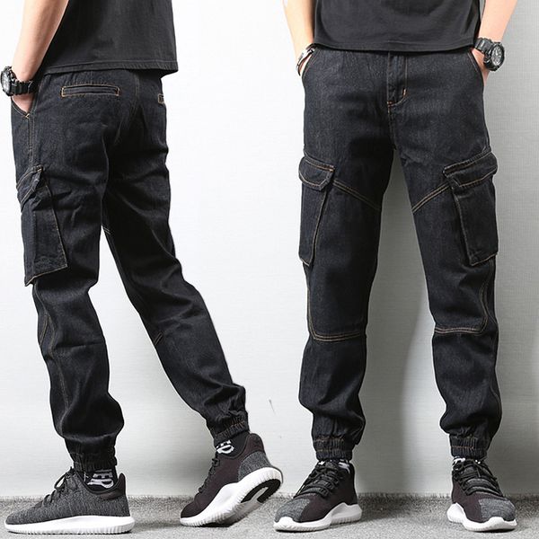 japanese style fashion men jeans vintage design black color loose fit big pocket cargo pants men streetwear hip hop jogger jeans, Blue
japanese style fashion men jeans vintage design black color loose fit big pocket cargo pants men streetwear hip hop jogger jeans, Blue