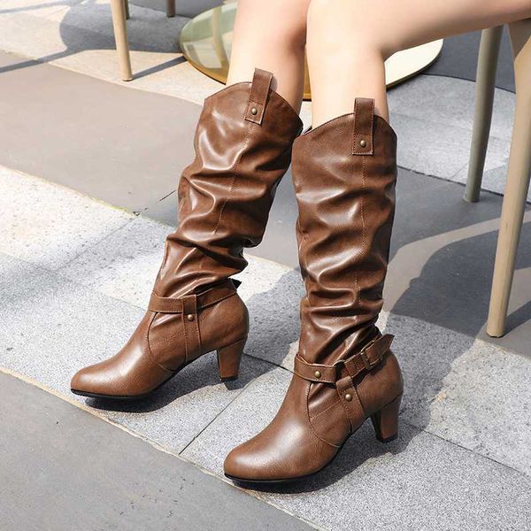 boots autumn winter knee high women motorcycle casual medium heels riding fashion buckle black brown shoes
boots autumn winter knee high women motorcycle casual medium heels riding fashion buckle black brown shoes