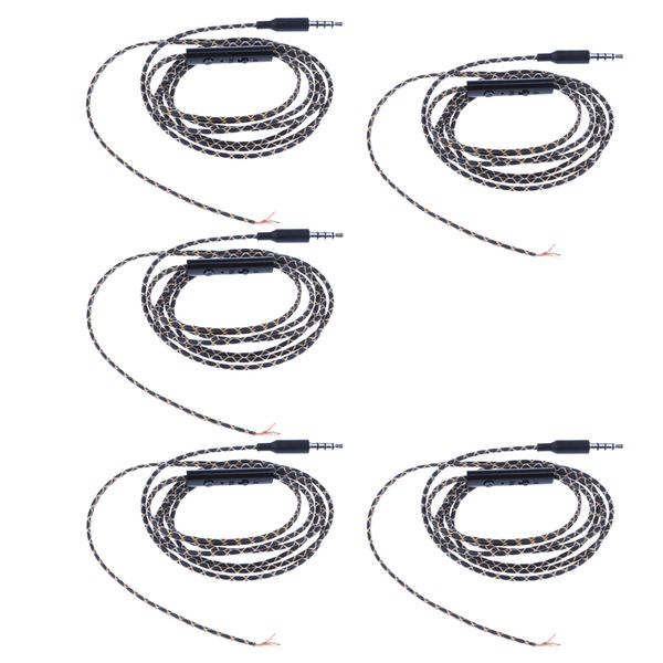 5pack 3.5mm aux in earphone audio cable repair update wire line for iphone samsung 1.2m diy
5pack 3.5mm aux in earphone audio cable repair update wire line for iphone samsung 1.2m diy
