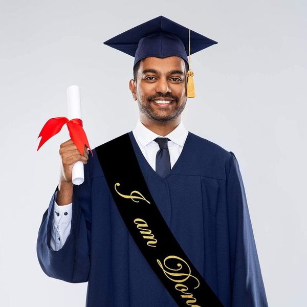 belts 10pcs graduation satin sash funny gifts 2020 celebration party supplies students simple new circle pin buckles belt female, Black;brown
belts 10pcs graduation satin sash funny gifts 2020 celebration party supplies students simple new circle pin buckles belt female, Black;brown