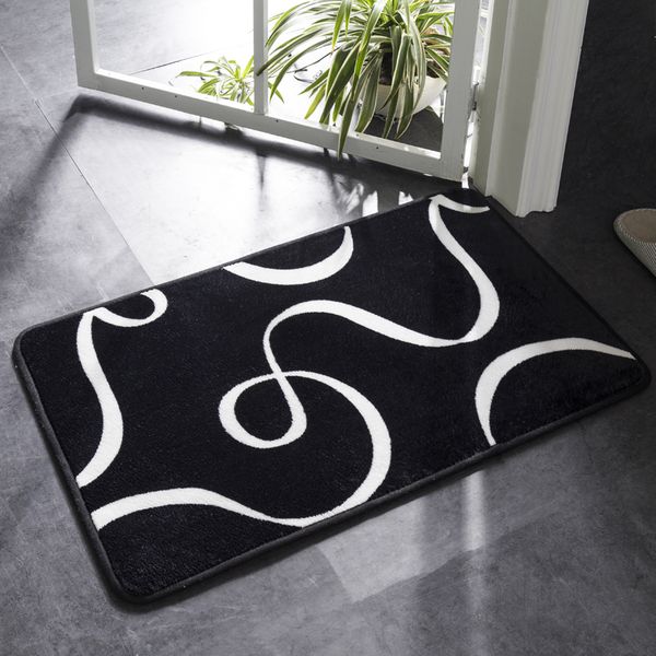 bath mats 1pc mat black and white classic geometric pattern super soft absorbent bathroom door non-slip rug carpet
bath mats 1pc mat black and white classic geometric pattern super soft absorbent bathroom door non-slip rug carpet
