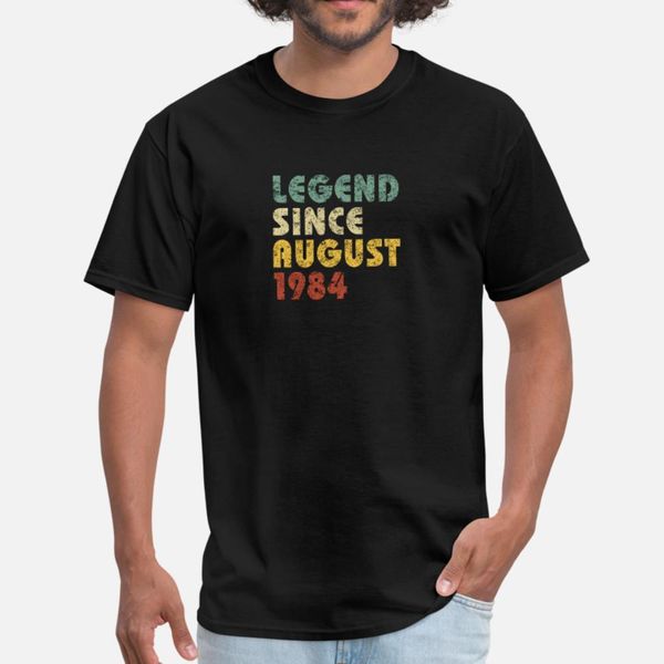 legend since august 1984 birthday gift vintage t shirt men design tee shirt plus size 3xl vintage gift building spring kawaii shirt, White;black
legend since august 1984 birthday gift vintage t shirt men design tee shirt plus size 3xl vintage gift building spring kawaii shirt, White;black