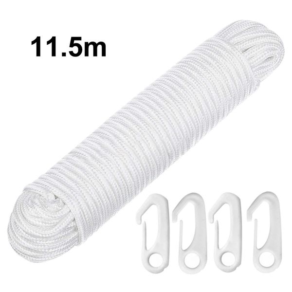 thickened reusable nylon flag rope with hook wear resistant flag-line halyard
thickened reusable nylon flag rope with hook wear resistant flag-line halyard