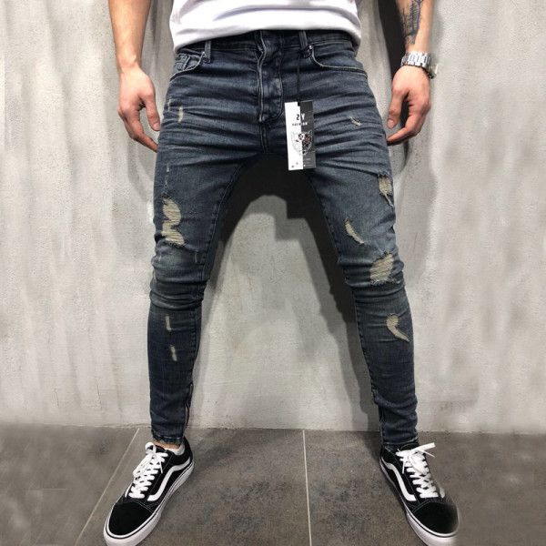 mens stylist skinny ripped jeans mens stretch slim drawstring black jeans fit washed motocycle hip hop joggers camouflage denim, Blue
mens stylist skinny ripped jeans mens stretch slim drawstring black jeans fit washed motocycle hip hop joggers camouflage denim, Blue