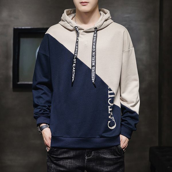 men's hoodies & sweatshirts casual hooded sweatershirt spring autumn home travel leisure fashion long-sleeved color matching couplechoo, Black
men's hoodies & sweatshirts casual hooded sweatershirt spring autumn home travel leisure fashion long-sleeved color matching couplechoo, Black