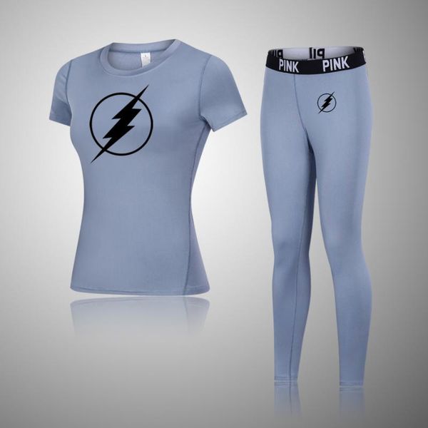 women 2pcs yoga set sport suit gymwear workout the flash clothes short sleeve gym crop leggings fitness sports wear, White;red
women 2pcs yoga set sport suit gymwear workout the flash clothes short sleeve gym crop leggings fitness sports wear, White;red