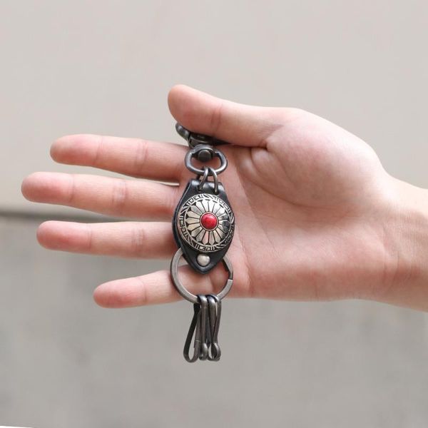 new creative cow leather alloy key chain fashion texture red pine car accessories key chains birthday gift pendant ring, Silver
new creative cow leather alloy key chain fashion texture red pine car accessories key chains birthday gift pendant ring, Silver