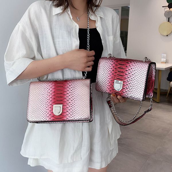 women's bag 2020 fashion simple shoulder bag female chain snake pattern contrast color crossbody summer women's leather
women's bag 2020 fashion simple shoulder bag female chain snake pattern contrast color crossbody summer women's leather