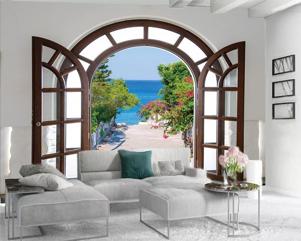 custom 3d seascape wallpaper beautiful seascape outside the wooden arch romantic scenery decorative silk 3d mural wallpaper
custom 3d seascape wallpaper beautiful seascape outside the wooden arch romantic scenery decorative silk 3d mural wallpaper