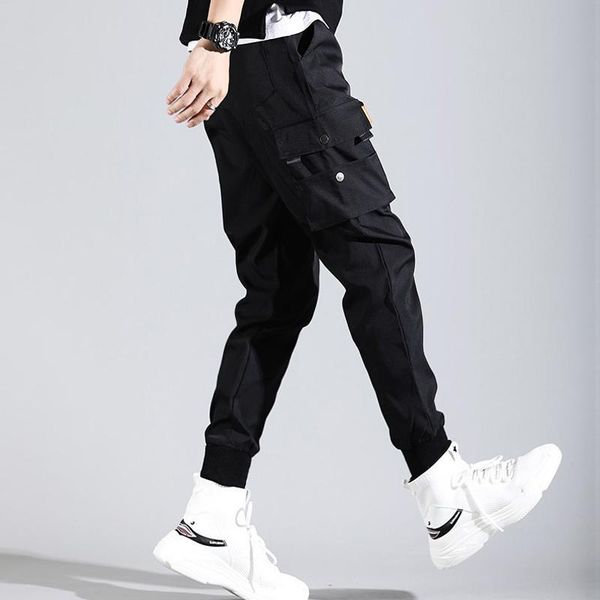 hip-hop men pants high street loose casual overalls multiple pockets jogger cargo pants harajuku mens ins trousers sweatpants ing, Black
hip-hop men pants high street loose casual overalls multiple pockets jogger cargo pants harajuku mens ins trousers sweatpants ing, Black