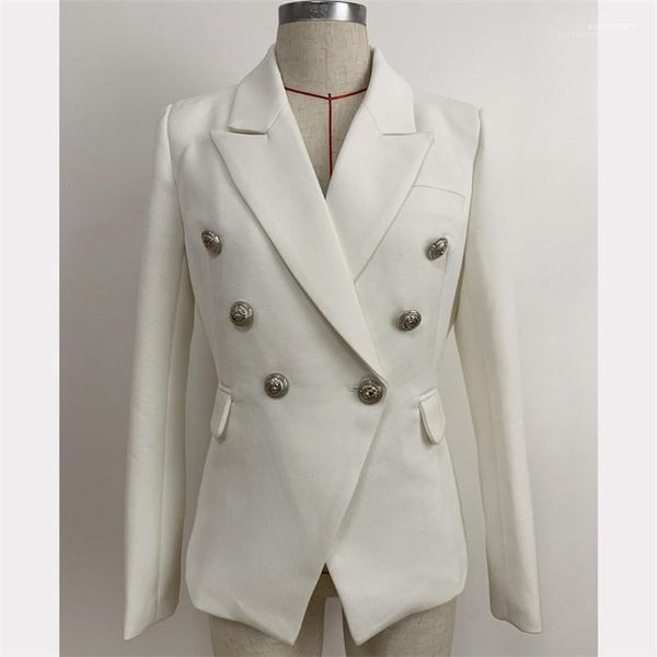 neck slim suit fashion designer classic women blazer black white double breasted jacket female lapel, White;black
neck slim suit fashion designer classic women blazer black white double breasted jacket female lapel, White;black