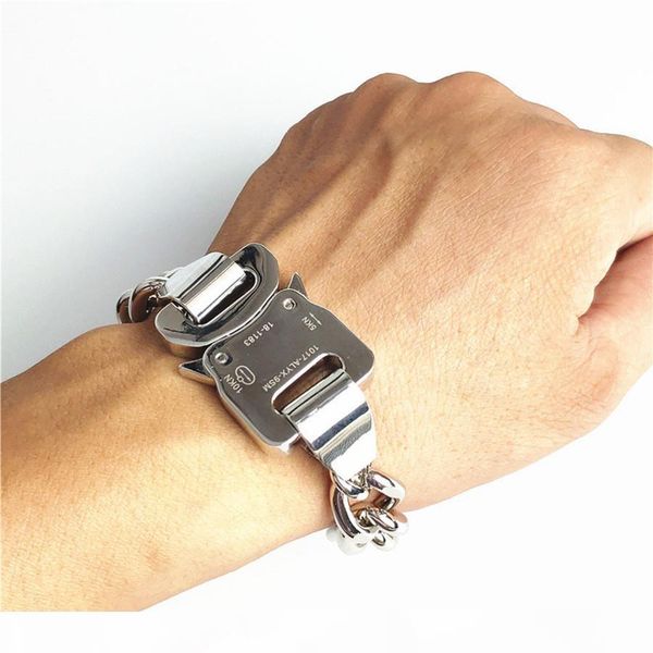 2019 alyx chain metal button men women necklace bracelet belts alyx street accessories, Silver
2019 alyx chain metal button men women necklace bracelet belts alyx street accessories, Silver