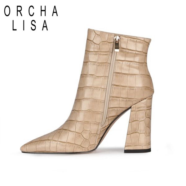 orcha lisa autumn women mid-calf boots pointed toe square heel pu zipper checkered big size 34-45 apricot work daily date c2001, Black
orcha lisa autumn women mid-calf boots pointed toe square heel pu zipper checkered big size 34-45 apricot work daily date c2001, Black