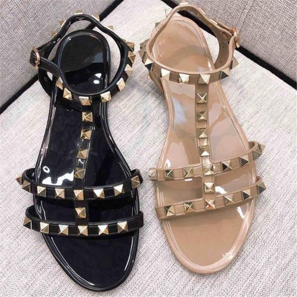 new brand buckle-strap women's shoes summer sandals rivet jelly sandals women rivets studded beach 35-40, Black
new brand buckle-strap women's shoes summer sandals rivet jelly sandals women rivets studded beach 35-40, Black