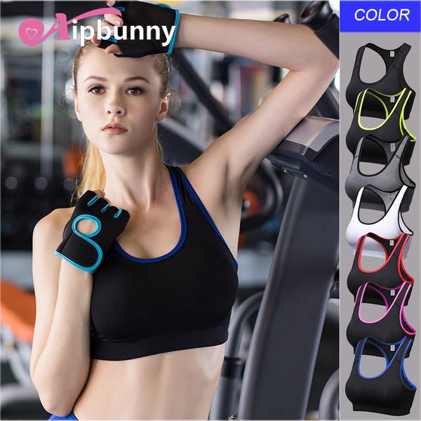 aipbunny breathable high elastic women sports bra 2020 running push up shockproof wiregym fitness sujetador deportivo, White;black
aipbunny breathable high elastic women sports bra 2020 running push up shockproof wiregym fitness sujetador deportivo, White;black