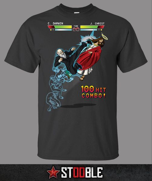 2019 fashion jesus vs darwin t-shirt - new 100% cotton print shirt tee cotton tee shirt
2019 fashion jesus vs darwin t-shirt - new 100% cotton print shirt tee cotton tee shirt
