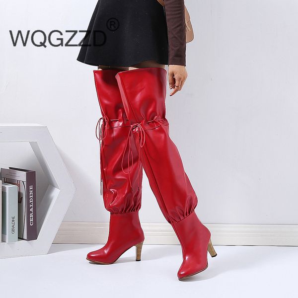 boots winter women's women over the knee high heels thigh woman cuissarde femme plus size 35-43, Black
boots winter women's women over the knee high heels thigh woman cuissarde femme plus size 35-43, Black