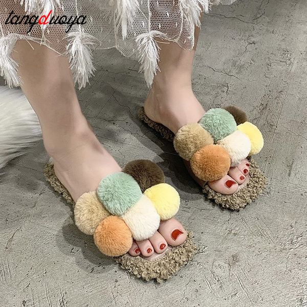 slippers women's shoes furry women fur flock cork autumn outdoor sandals woman fluffy flip flops 2021, Black
slippers women's shoes furry women fur flock cork autumn outdoor sandals woman fluffy flip flops 2021, Black