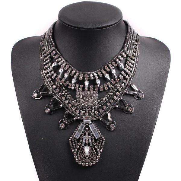 new arrival design fashion spring chunky statement choker big pendant necklace for women jewelry wholesale, Silver
new arrival design fashion spring chunky statement choker big pendant necklace for women jewelry wholesale, Silver