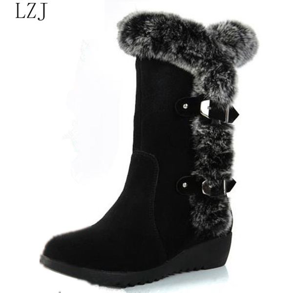 2020 new women boots autumn flock winter ladies fashion snow boots shoes thigh high suede mid-calf big size 35-42, Black
2020 new women boots autumn flock winter ladies fashion snow boots shoes thigh high suede mid-calf big size 35-42, Black