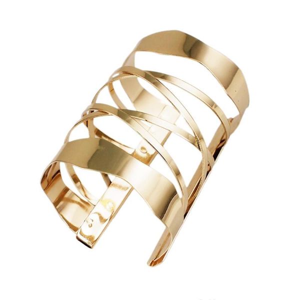 manilai statement big bracelet for women jewelry femme t show alloy stage party accessories, Black
manilai statement big bracelet for women jewelry femme t show alloy stage party accessories, Black