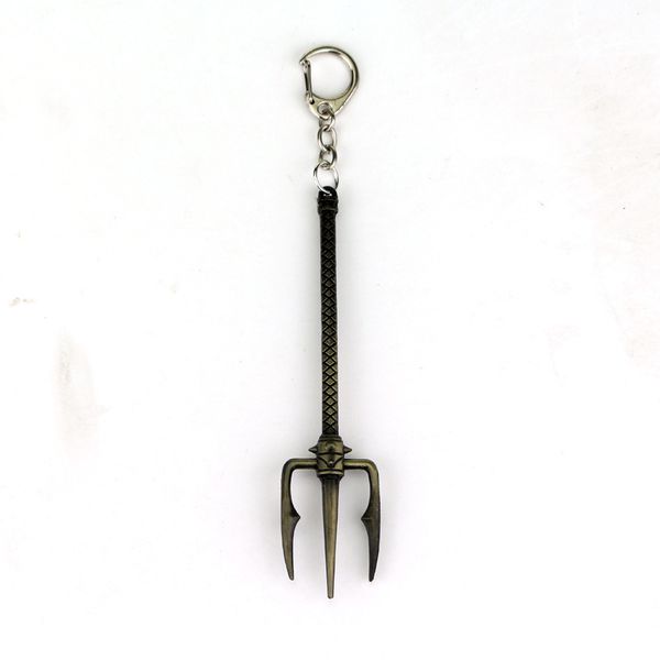 popular online game keychain seneschal of demacia xinzhao gladiator trident shape alloy personality keyring pendant gift, Silver
popular online game keychain seneschal of demacia xinzhao gladiator trident shape alloy personality keyring pendant gift, Silver