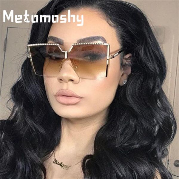 2020 luxury square sunglasses women oversize brand designer retro alloy frame sun glasses vintage gradient male oculos feminino, White;black
2020 luxury square sunglasses women oversize brand designer retro alloy frame sun glasses vintage gradient male oculos feminino, White;black
