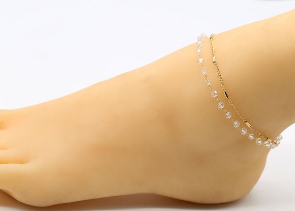 foot accessories elegant all-match ball chain multi-layer simple anklet for women, Red;blue
foot accessories elegant all-match ball chain multi-layer simple anklet for women, Red;blue